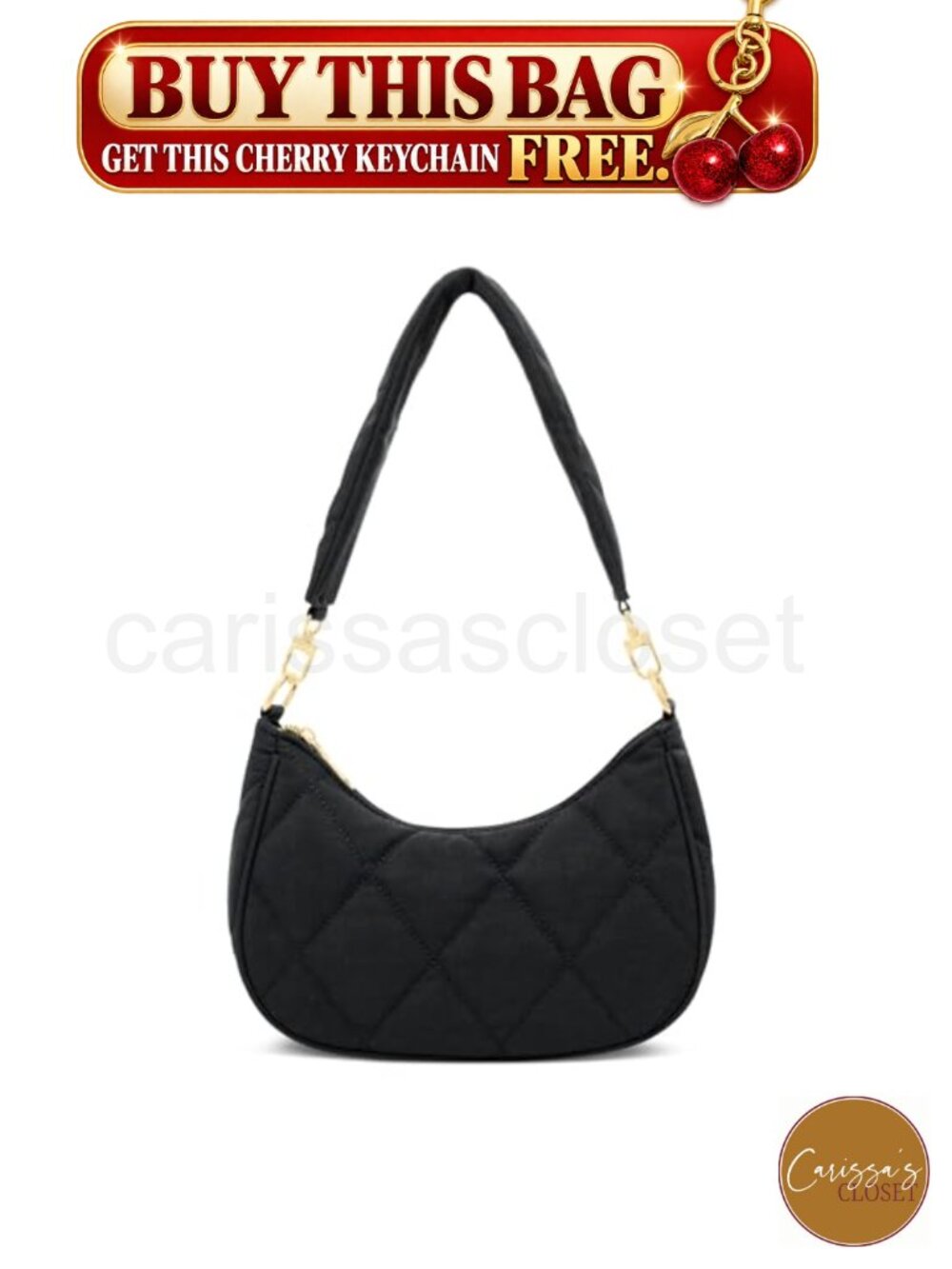 ✨ KKXIU Convertible Puffer Shoulder Bag Hobo Crossbody Tote Purse